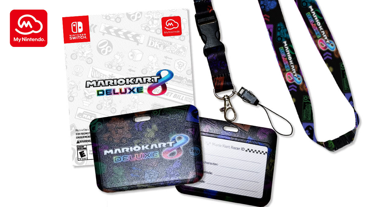 Mario Kart™ 8 Deluxe License Holder with Lanyard - Nintendo